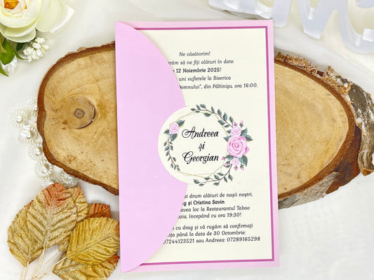 Invitatie nunta cod 7011