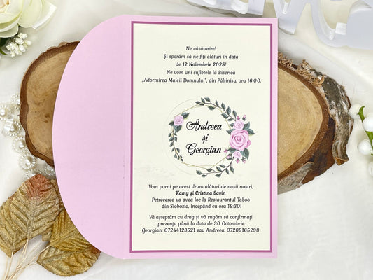 Invitatie nunta cod 7011