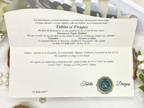 Invitatie de nunta cod 7069