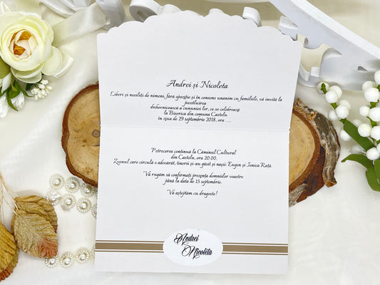 Invitatie nunta cod 7077