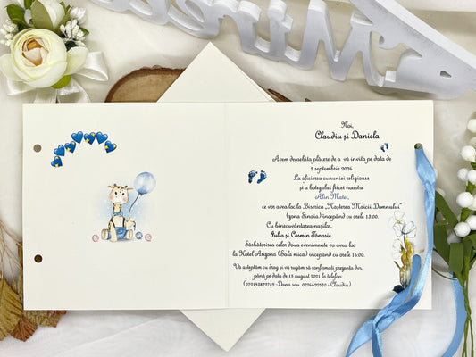 Invitatie Nunta si Botez cod 11456