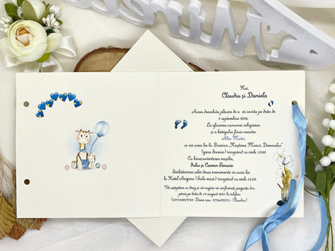 Invitatie Nunta si Botez cod 11456
