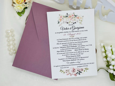Invitatie nunta cod 11484