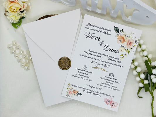 Invitatie nunta cod 11490
