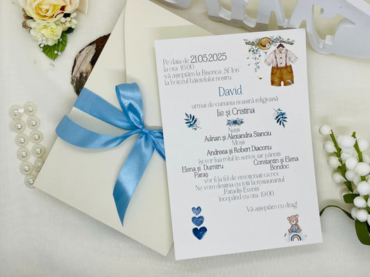 Invitatie nunta si botez cod 11494