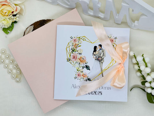 Invitatie nunta cod 11498