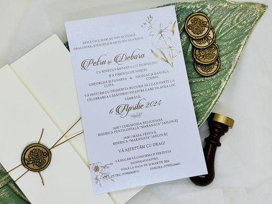 Invitatie nunta cod 11483