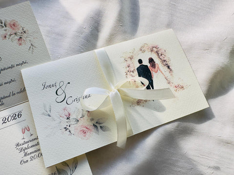 Invitatie nunta cod 1343