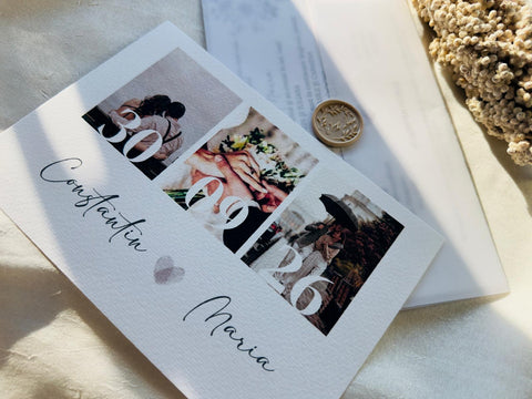 Invitatie cu poza cod 1350