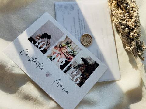 Invitatie cu poza cod 1350