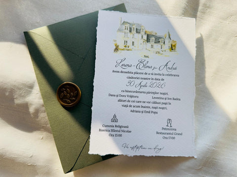 Invitatie manuala cod 1357