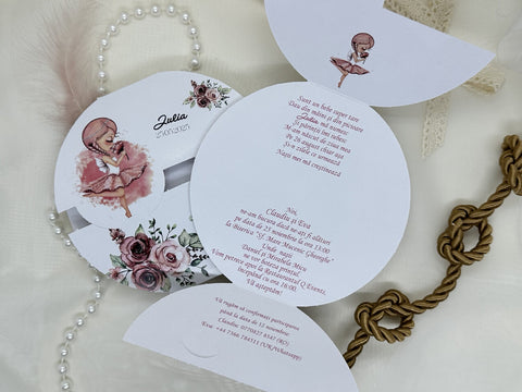 Invitatie botez cod 1736
