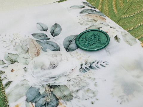 Invitatie nunta cu sigiliu cod 11538