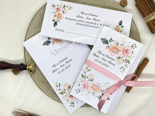 Invitatie nunta si botez cod 11472