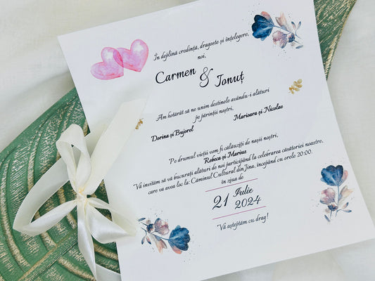 Invitatie nunta cod 11528