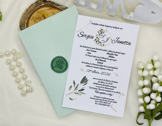 Invitatie nunta cod 11430