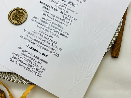 Invitatie nunta cod 11442