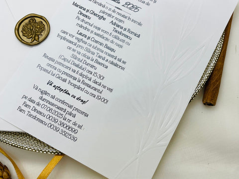 Invitatie nunta cod 11442