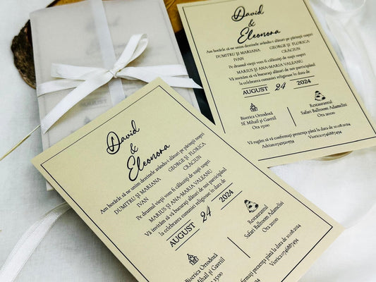Invitatie nunta cod 1865