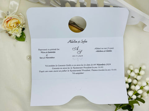 Invitatie nunta cod 6663