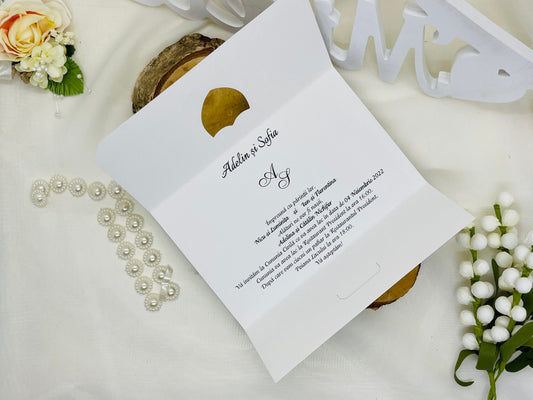 Invitatie nunta cod 7075