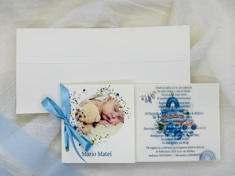 Invitatie de botez cod 1624
