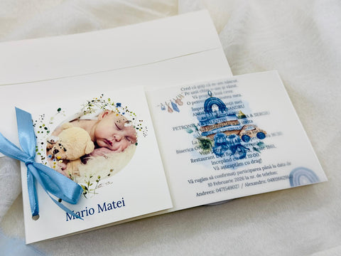 Invitatie de botez cod 1624
