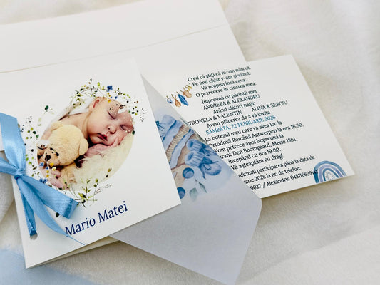 Invitatie de botez cod 1624