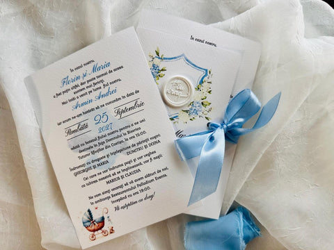 Invitatie Nunta si Botez cod 11460