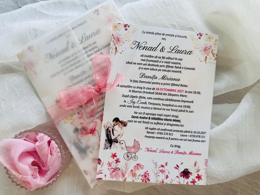 Invitatie nunta si botez cod 11532