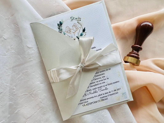 Invitatie nunta si botey cod 11536