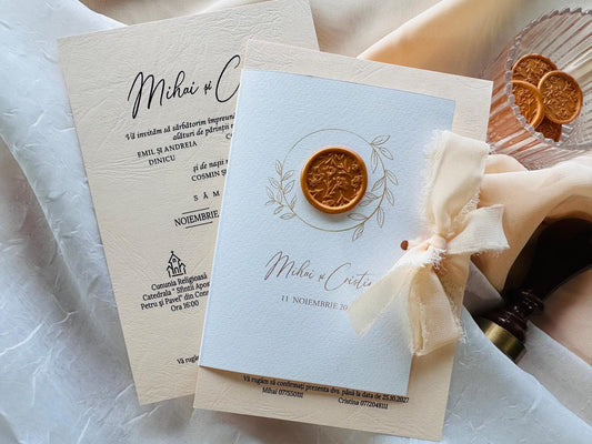 Invitatie cu sigiliu cod 1365