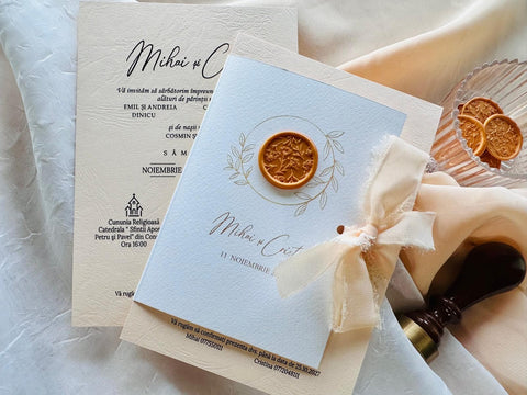 Invitatie cu sigiliu cod 1365