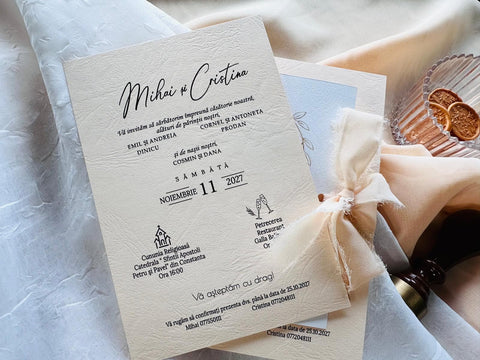 Invitatie cu sigiliu cod 1365