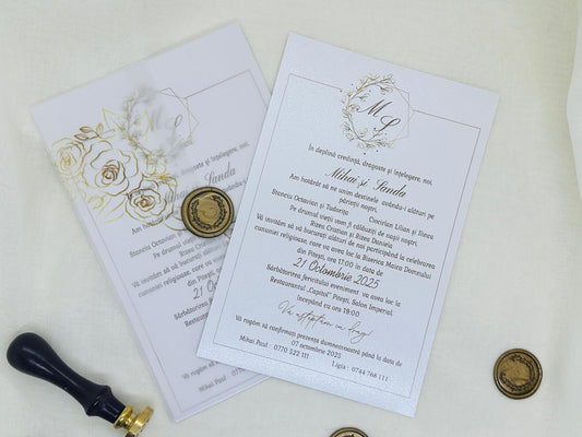 Invitatie nunta cod 11535