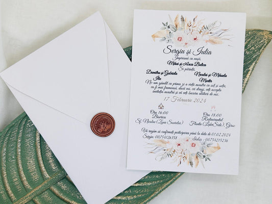 Invitatie Nunta cod 1451