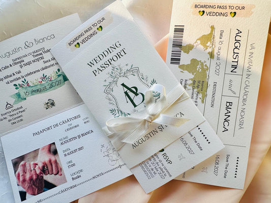 Pasaport / bilet avion  cod 11523