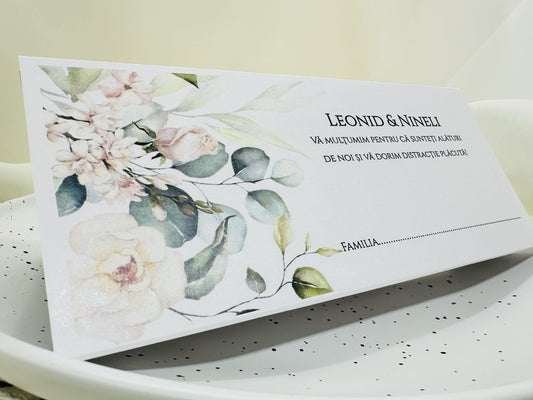Plic bani model floral cod 590