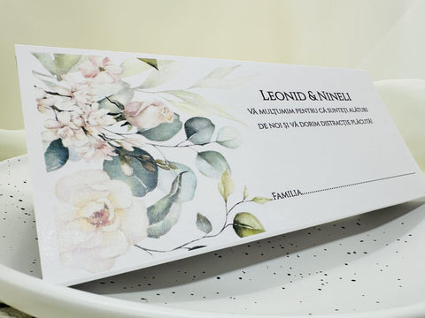 Plic bani model floral cod 590