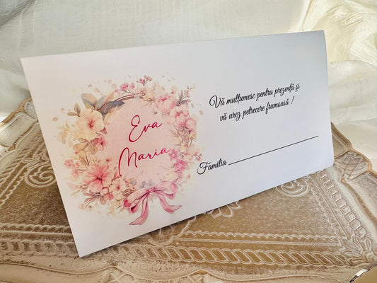 Plic bani botez cod 696