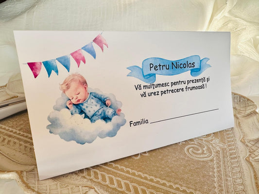 Plic bani botez cod 697