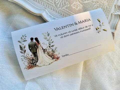 Plic bani nunta cod 608