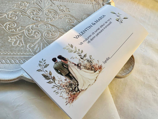 Plic bani nunta cod 608