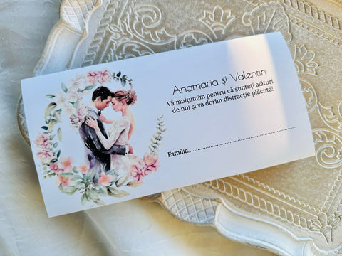 Plic bani nunta cod 610