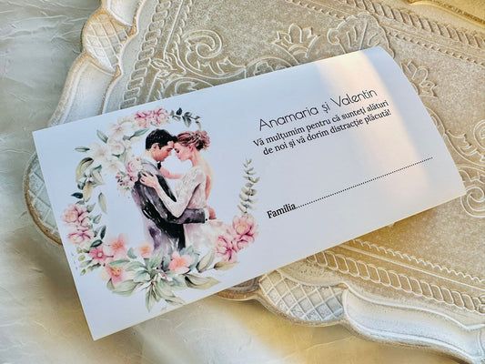 Plic bani nunta cod 610