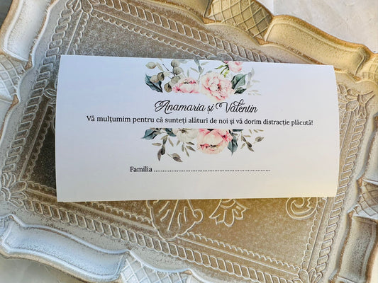 Plic bani nunta cod 612