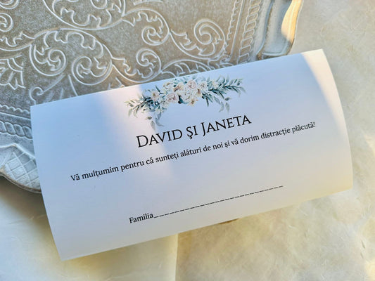 Plic bani nunta cod 613