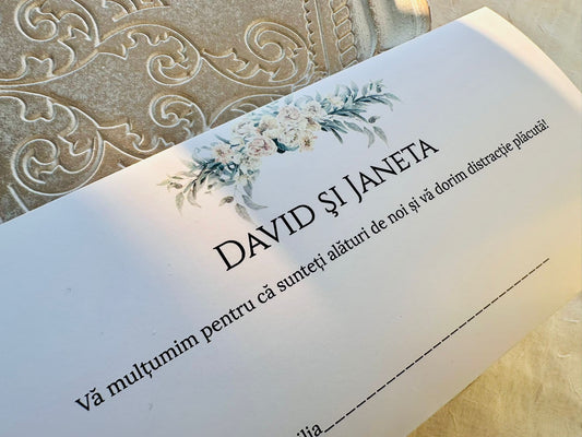 Plic bani nunta cod 613