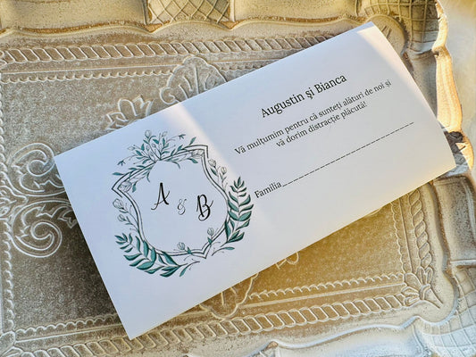 Plic bani nunta cod 614