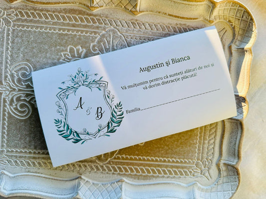 Plic bani nunta cod 614